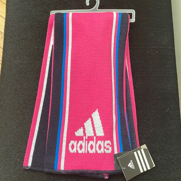 adidas Originals Accessories - NWT Double Sided Adidas Pink & Black Scarf 🧣